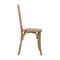 Flash Furniture Brooklyn Commercial Grade Pecan Solid Wood Stackable Dining Chair with Intricate Back Detail, 2PK 2-ZH-8100-5-PEC-GG - alternate 5